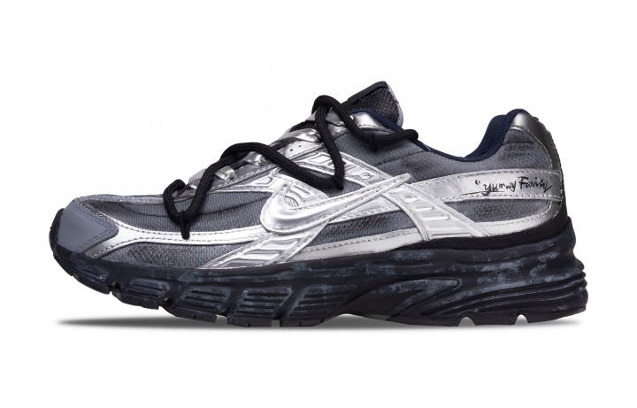 Nike Nike Initiator Cushioning, Wear Resistant Low top Running Shoes Men's Black Gray