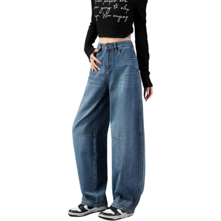 Tonlion Jeans Women's Medium Blue Moderate Harem Pants