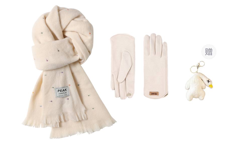 PEAK Faux Cashmere Knit Scarves Women's
