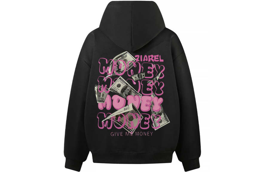 ZIAREL Sweatshirts Unisex Hooded Moderate Heavyweight