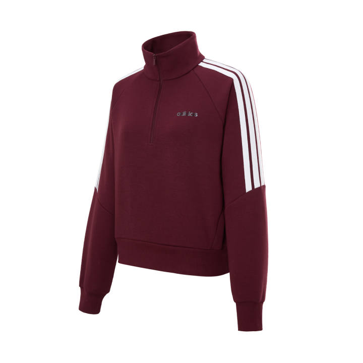 Adidas Adidas Sweatshirts Women's Chestnut Stand Collar Moderate Regular