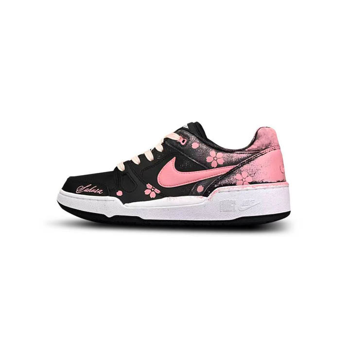 Nike Nike Full Force Tower Rabbit Creative Low top Skateboard Shoes Men's Pink Black