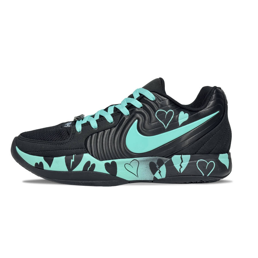 Nike Nike Ja Morant 2 Abrasion Resistant Abrasion Resistant Low top Basketball Shoes Men's Black Green