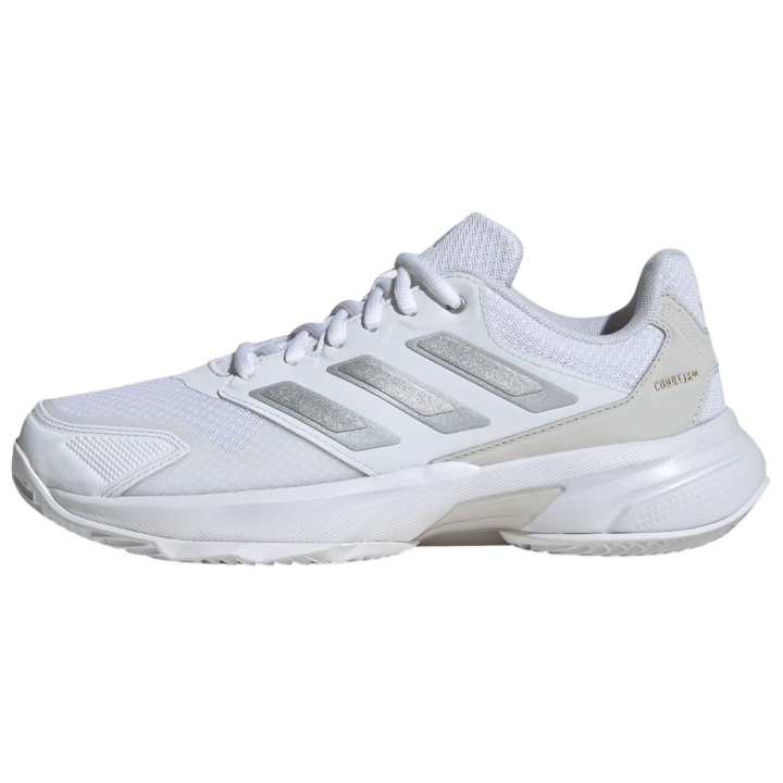 Adidas Adidas Courtjam Control 3 Clay Cloud White Silver Metallic Grey One Women's
