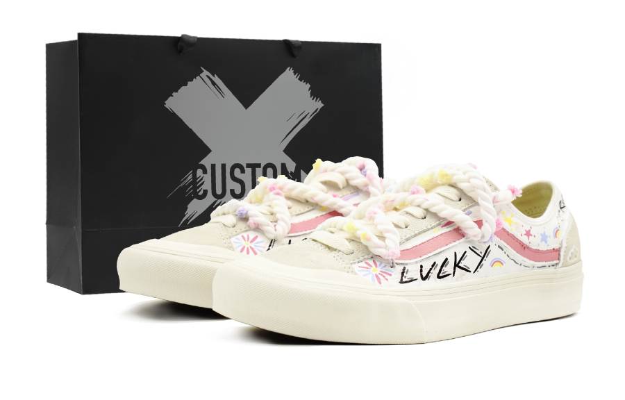 Vans Style 136 Trendy Toy Collection, Wind And Snow, Lucky Star, Shopping Bag Wear resistant And Lightweight Low top