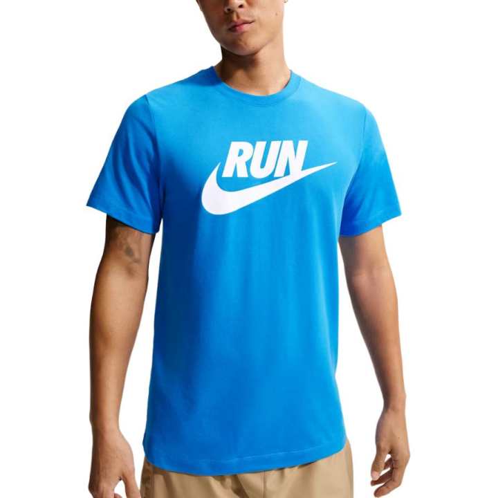 Nike Nike T Shirts Men's Blue Crew Neck