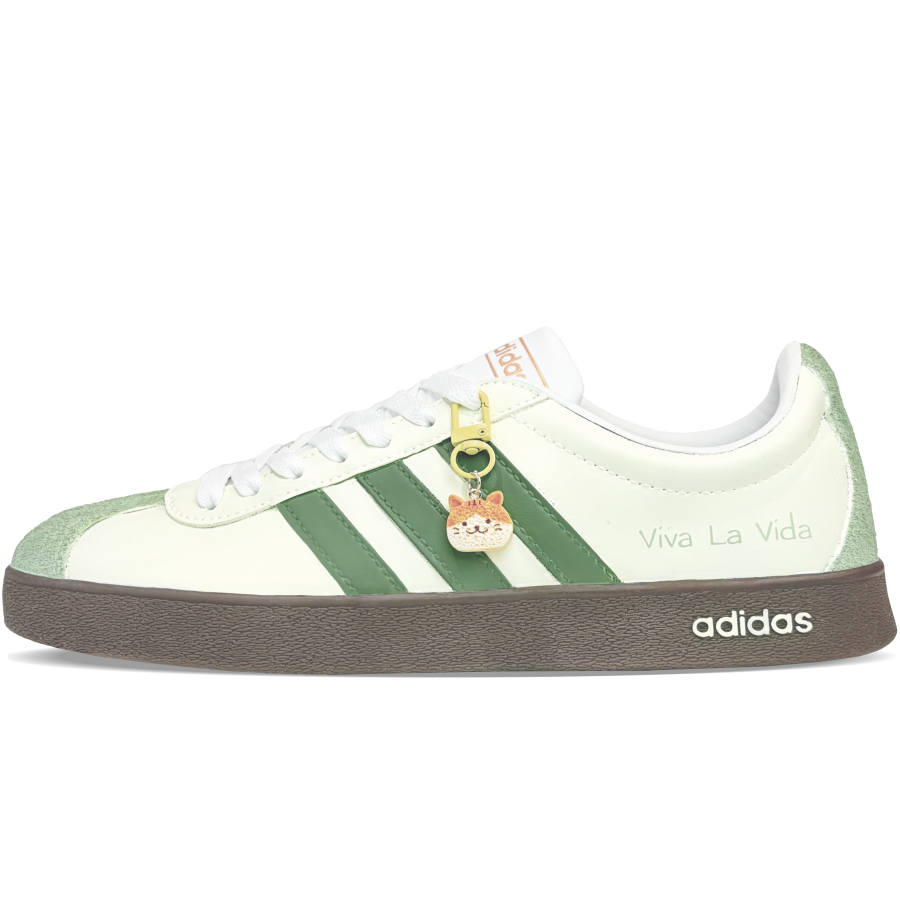 Adidas Adidas VL COURT 2.0 Light Grass Sprout Abrasion Resistant Lightweight Wear resistant And Lightweight Low top
