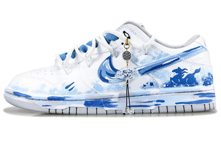 Nike Nike Dunk Sky Imagination Abrasion Resistant Low top Skateboard Shoes Unisex Blue White