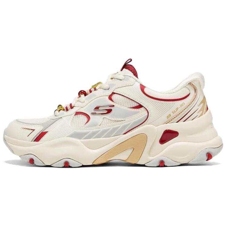 Skechers D'LITES 5.0 Low top Chunky Sneakers Men's Ecru