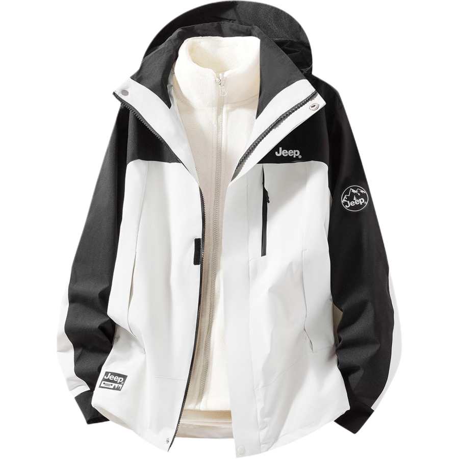 Jeep Jackets Unisex Detachable Hood Moderate Workwear