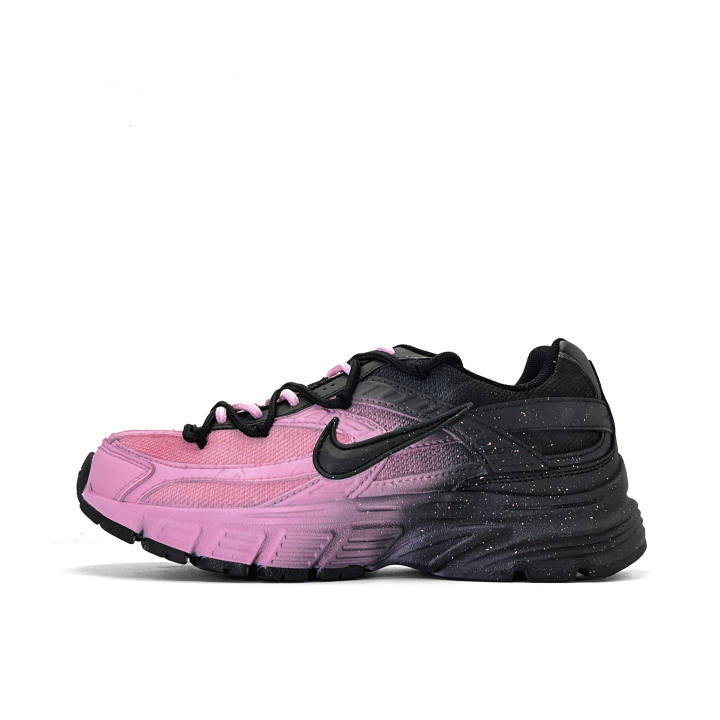 Nike Nike Initiator Mesh Cushioning Abrasion Resistant Lightweight Low top Sprint Running Shoes Unisex Black Pink