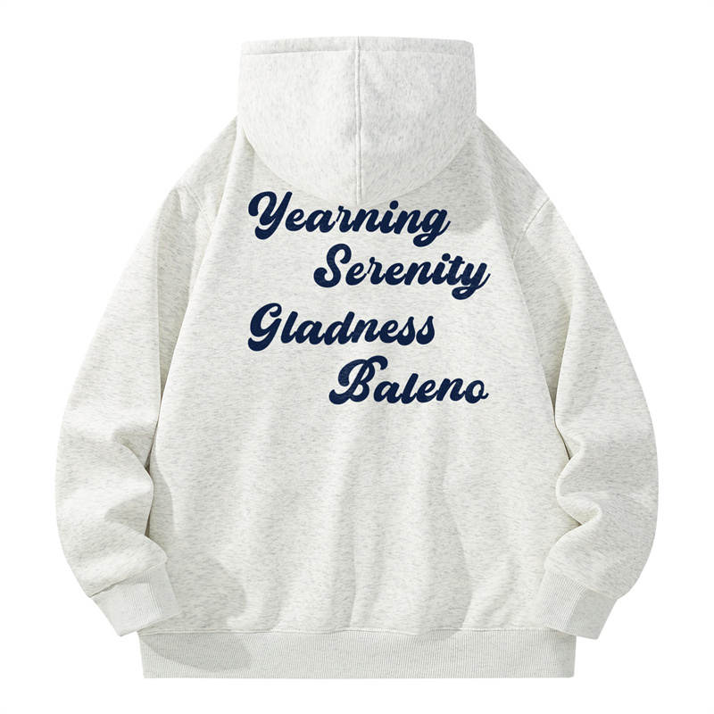 BALENO Sweatshirts Unisex Hooded Moderate Cardigan