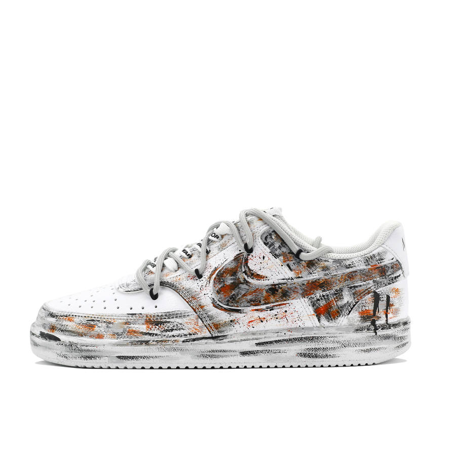 Nike Nike Court Vision 1 Shadow Of Ink Abrasion Resistant Low top Skateboard Shoes Unisex Black
