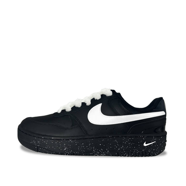 Nike Nike Gamma Force White Cube Abrasion Resistant Low top Skateboard Shoes Unisex Black