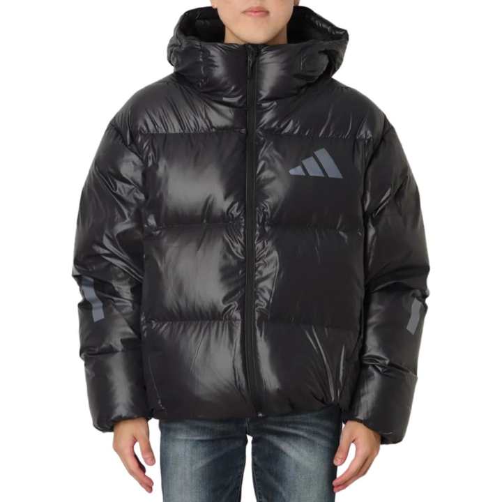 Adidas Adidas logo-print hooded jacket