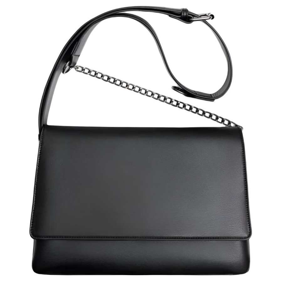 ZARA Pu Crossbody Bags Men's Black