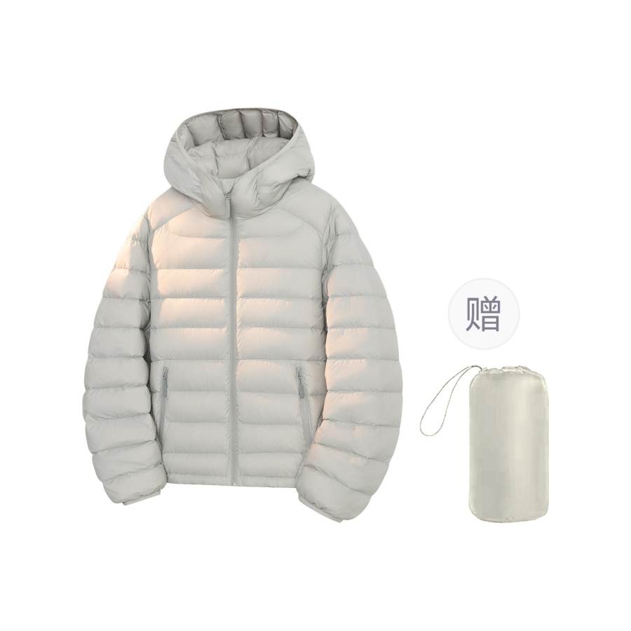 YALU Down Jackets Women's Hooded Fleece Lined Quilted Down Jacket
