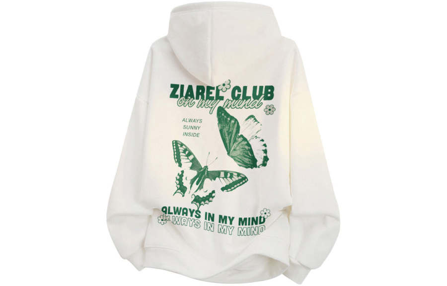 ZIAREL Sweatshirts Unisex Hooded Moderate Heavyweight