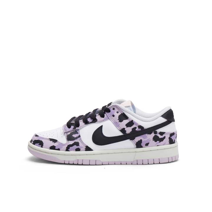 Nike Nike Dunk Low top Skateboard Shoes Women's Black Purple Pink