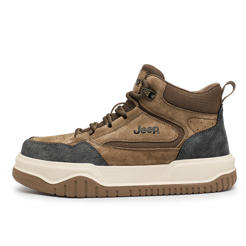 Jeep Abrasion Resistant Mid top Skateboard Shoes Men's