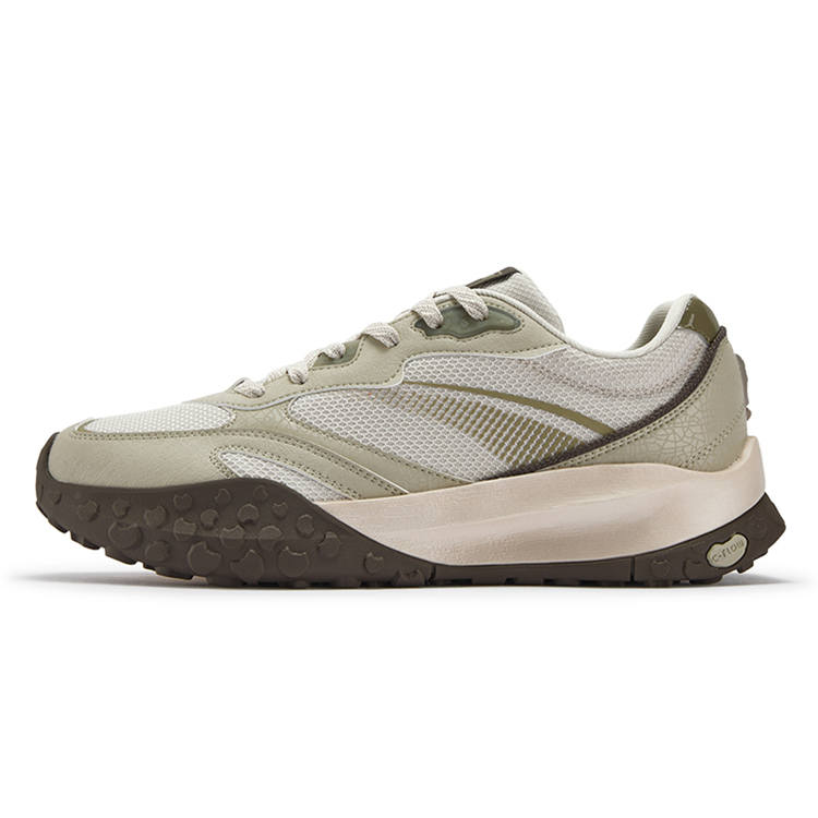 361° Shortbread Abrasion Resistant Cushioning Low top Casual Shoes Men's Durable Gray
