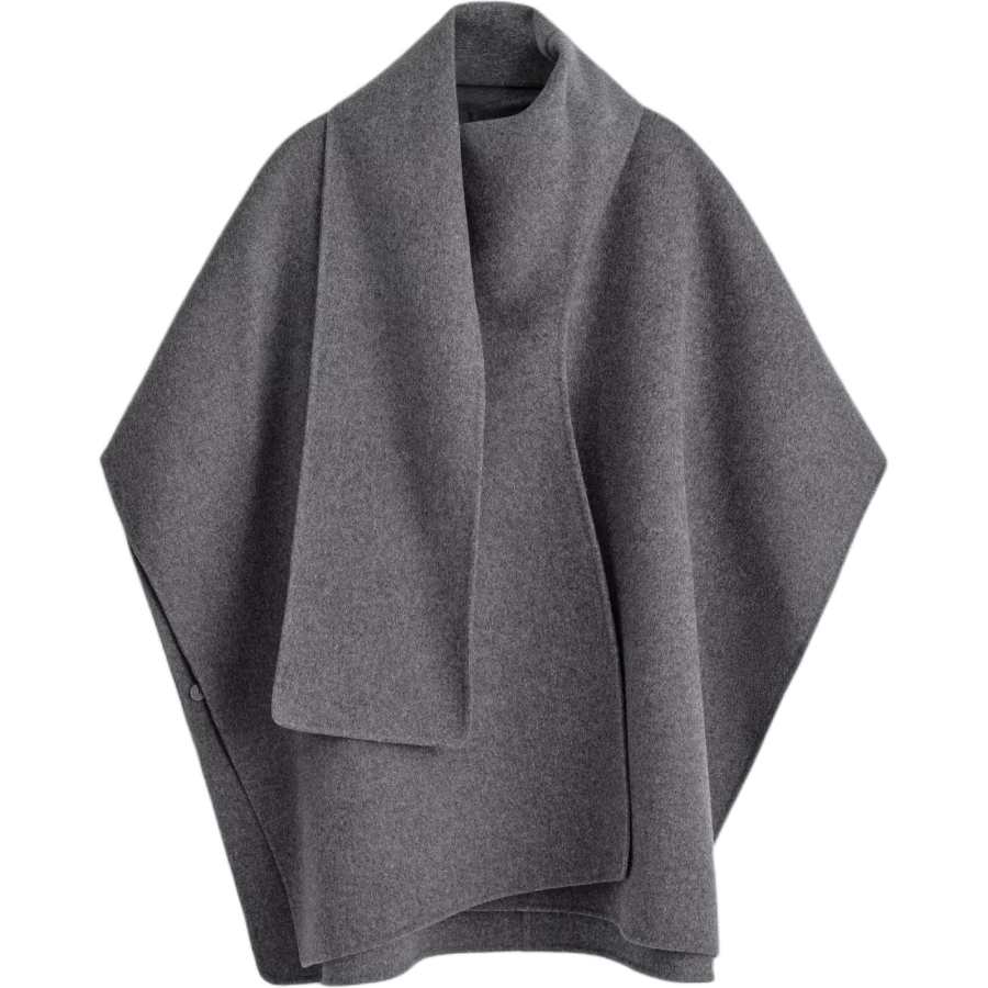 COS COS Cloaks Women's Gray Moderate
