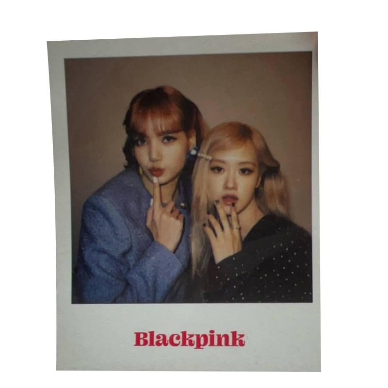 YG ENTERTAINMENT BLACKPINK LISA ROSE Polaroid Photocards 1 Pc