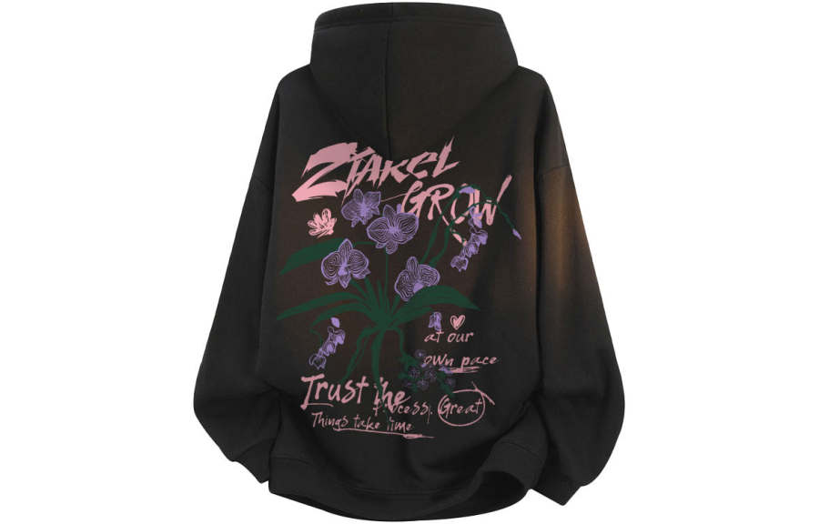 ZIAREL Sweatshirts Unisex Hooded Moderate Heavyweight