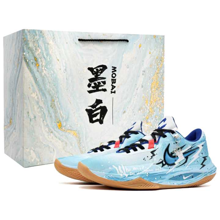 Nike Nike Precision 6 Abrasion Resistant Super Light Abrasion Resistant Super Light Low top Basketball Shoes Men's Blue