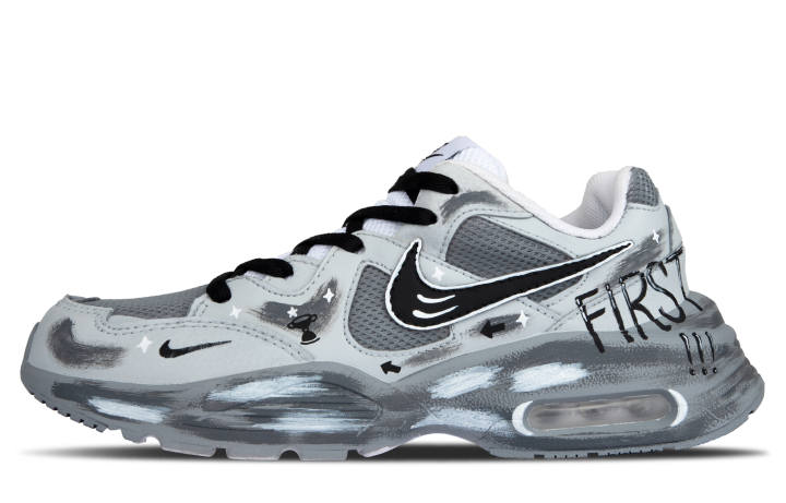 Nike Nike Air Max Fusion Low top City Commuting Running Shoes Women's Gray
