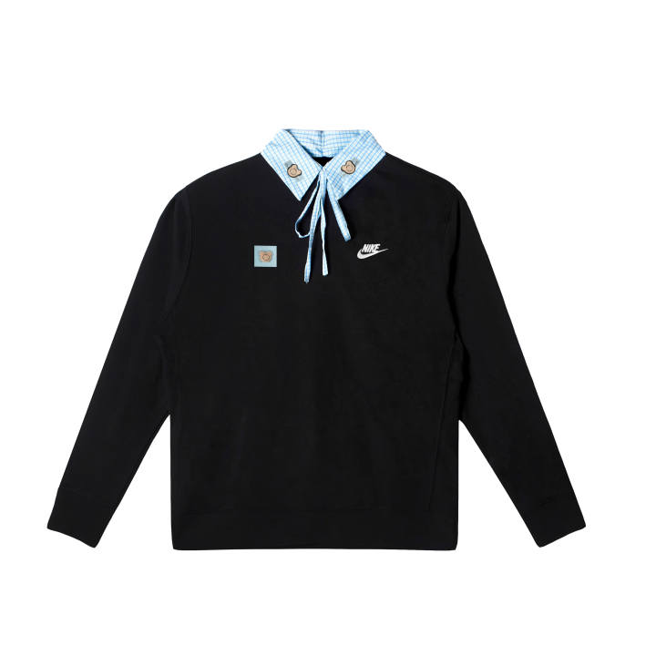 Nike Nike Sweatshirts Men's Black Lapel Moderate