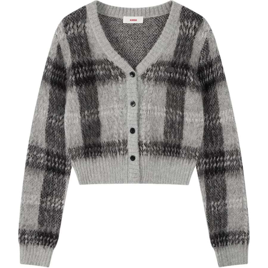 Kirsh Knitwear Women's V Neck Moderate Cardigan