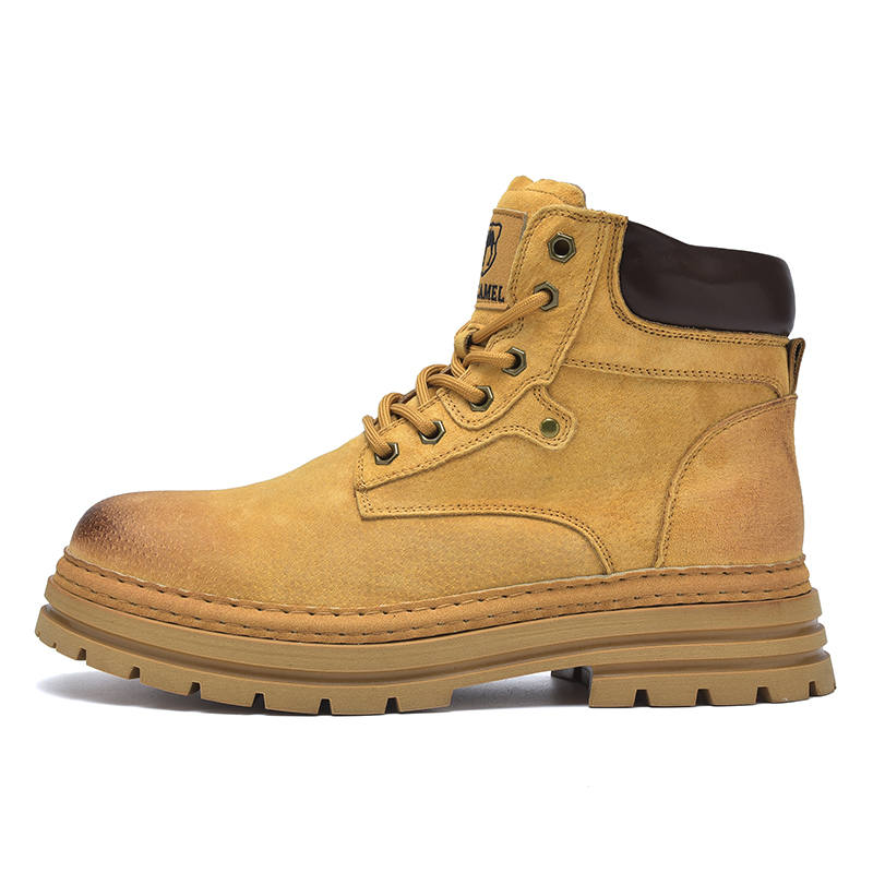 VanCamel Short Mid Calf Combat Boots Unisex