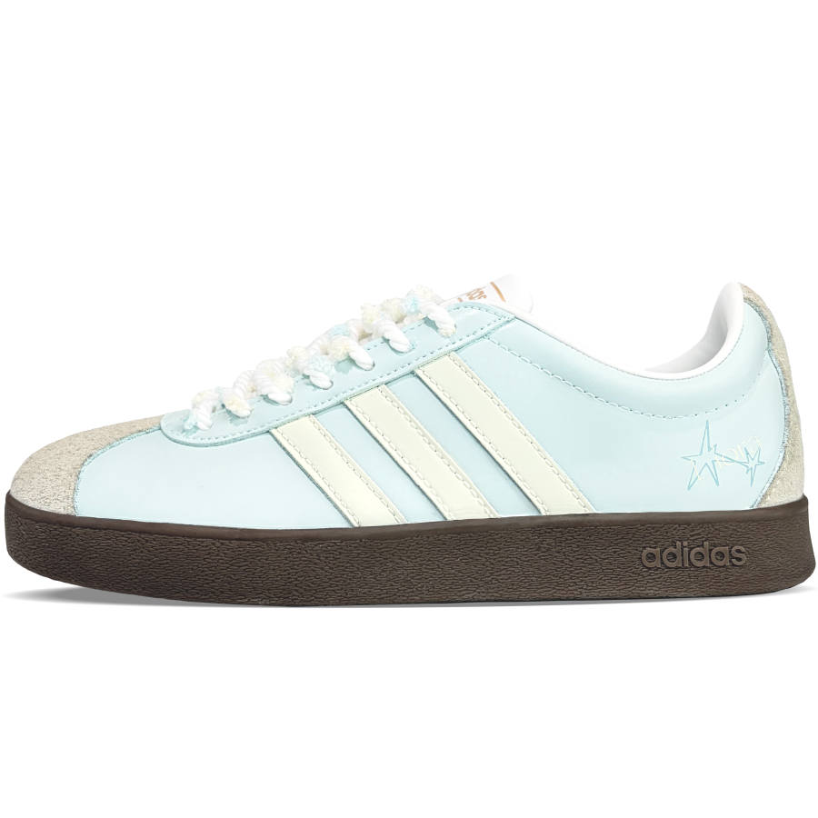 Adidas Adidas VL COURT 2.0 Light Moon In The Sky Abrasion Resistant Abrasion Resistant Low top Skateboard Shoes Unisex