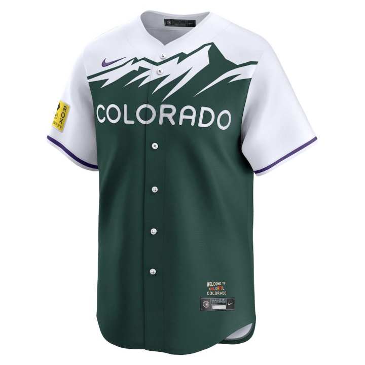 Nike Nike Baseball Jerseys Unisex White Green V Neck Moderate