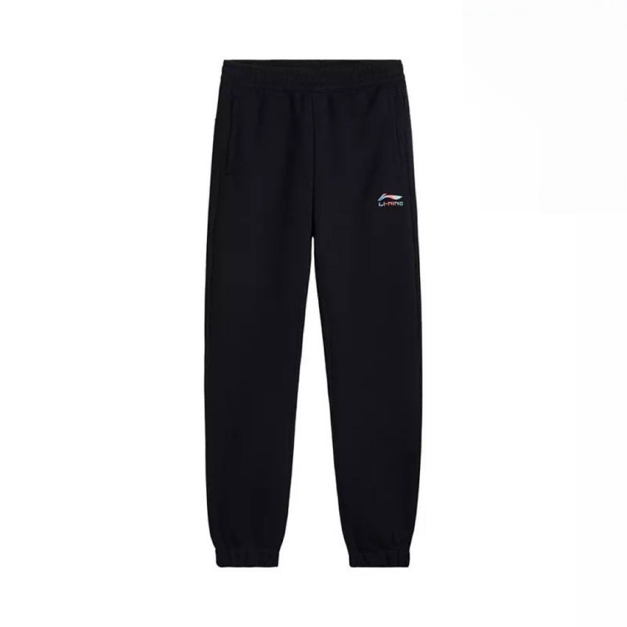 Li-Ning Li Ning Fleece Lined Thermal Fashion Versatile Comfortable Outdoor Sweatpants Women's
