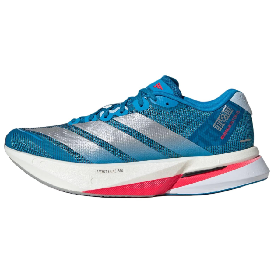 Adidas Adidas Adizero Boston 13 Breathable Rebound Breathable And Resilient Running Shoes Women's Blue