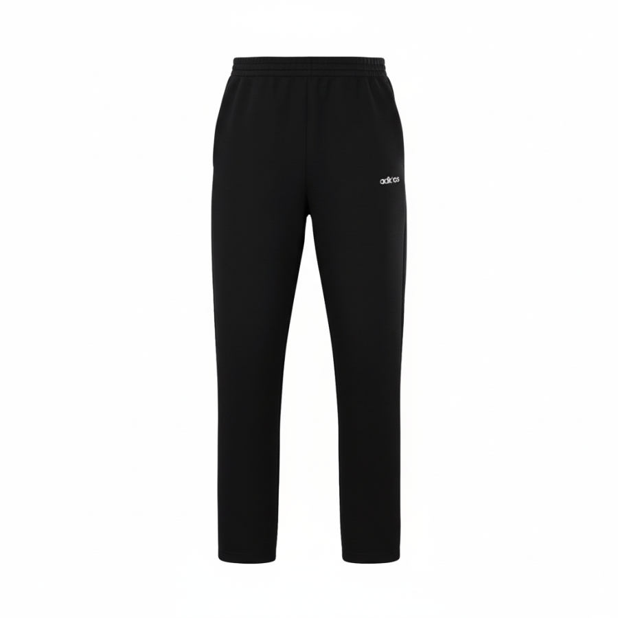 Adidas Adidas Casual Pants Men's Black Moderate Straight Fit Pants