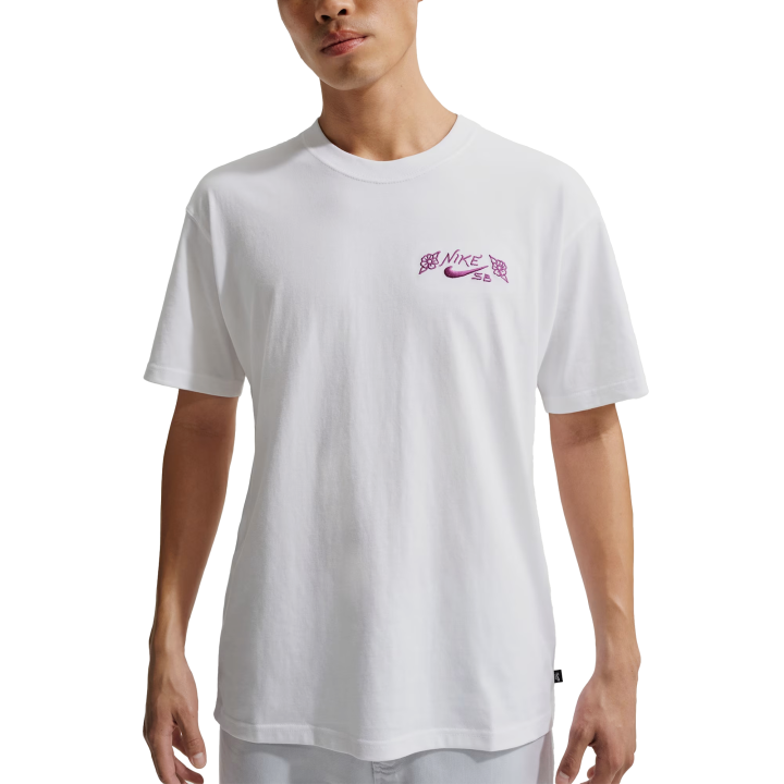 Nike Nike SB T Shirts Men's White Crew Neck Moderate