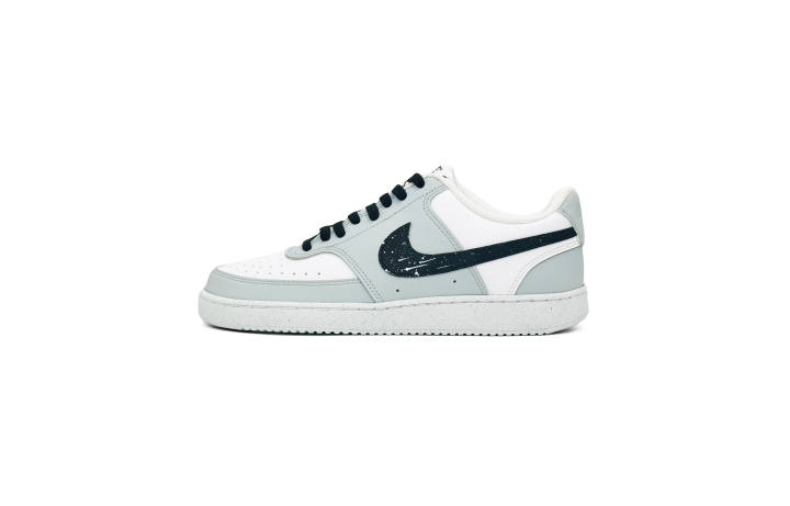 Nike Nike Court Vision 1 Abrasion Resistant Low top Skateboard Shoes Men's White Gray