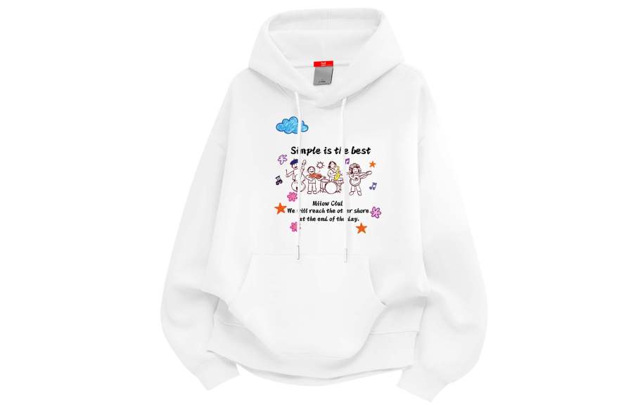 MIIOW Sweatshirts Unisex Hooded Moderate Heavyweight