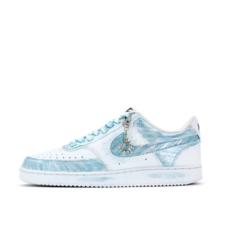 Nike Nike Court Vision 1 Cold Winter Abrasion Resistant Low top Skateboard Shoes Unisex Blue