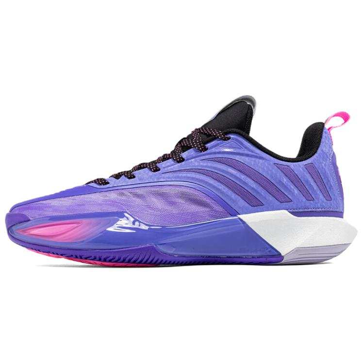 361° Cushioning, Wear Resistant Low top Basketball Shoes Men's Purple Pink