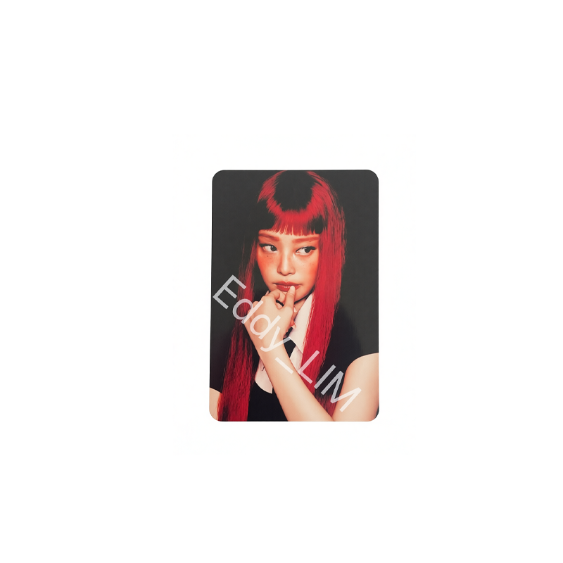 YG ENTERTAINMENT BLACKPINK JENNIE China Full Amount Card Ver.A Photocards 1 Pc