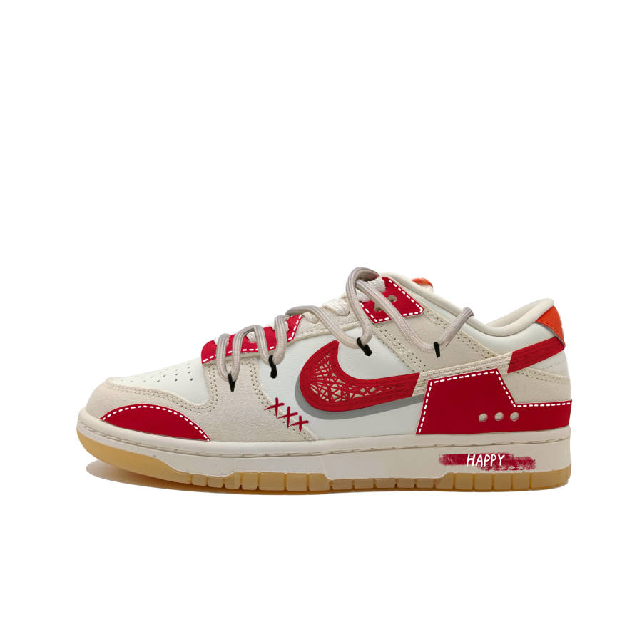 Nike Nike Dunk California Highway Red Line CNY Collection Abrasion Resistant Low top Skateboard Shoes Women's