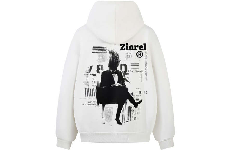ZIAREL Sweatshirts Unisex Hooded Moderate Heavyweight