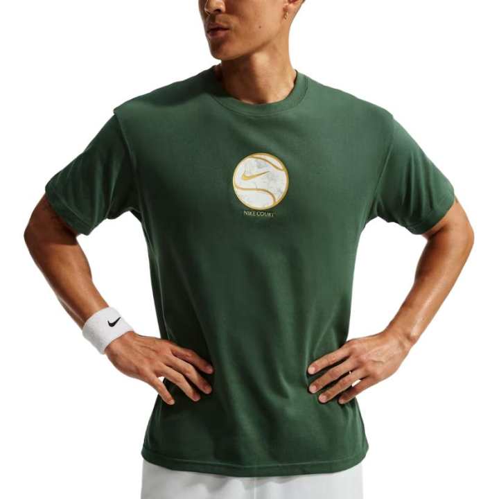 Nike Nike T Shirts Men's Green Crew Neck