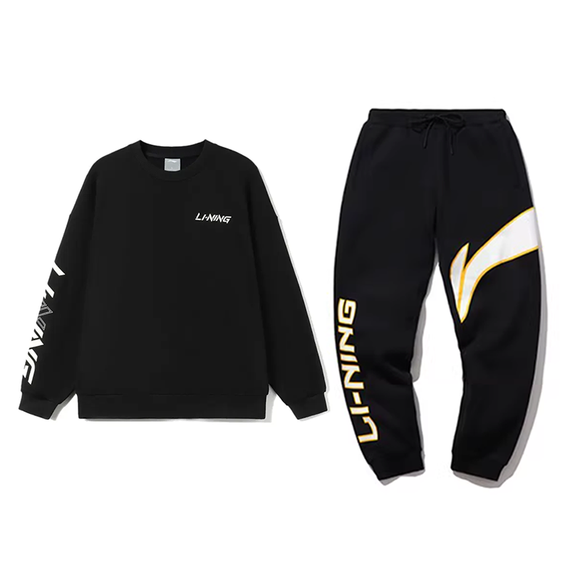 Li-Ning Li Ning Casual Sportswear Unisex Black+Black