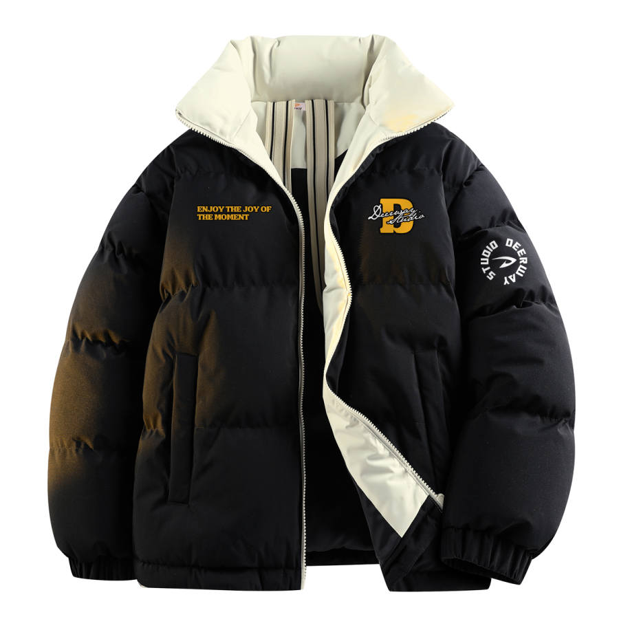 DEERWAY DEERWAY Puffer Jackets Unisex Stand Collar Thickened Padded Puffer Jacket