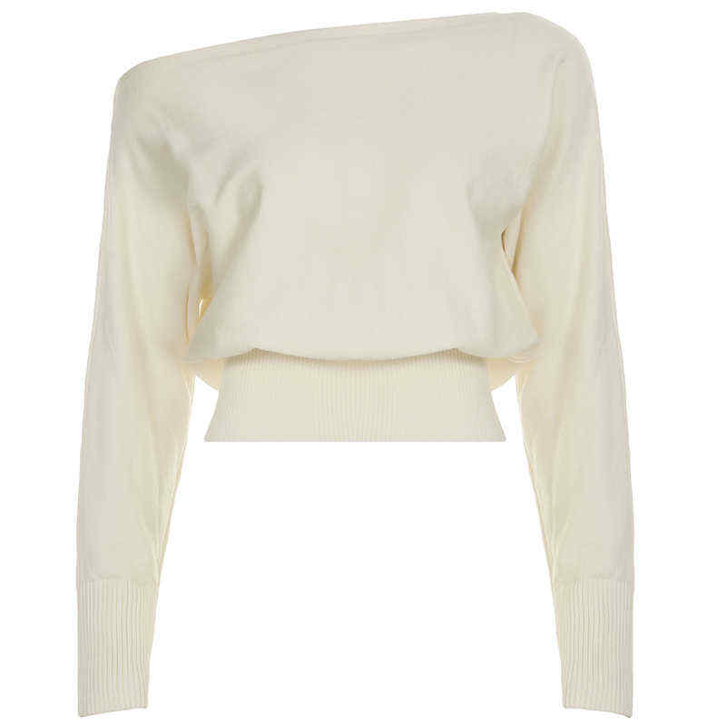 VENICEW Knitwear Women's Yellow With VN Brand Sticker Boat Neck Moderate Base Layer